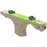 HS1 Hand Stop w/ Green Laser, M-LOK Mounting Retail Box, Flat Dark Earth 912-0037