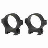Back Country, Cross Slot Ring, 35mm Medium, Fits Picatinny, Matte Finish, Black 183395