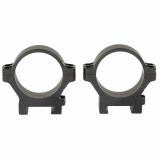 Back Country, Cross Slot Ring, 35mm Medium, Fits Picatinny, Matte Finish, Black 183395