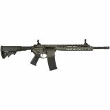 IC-A5 Rifle 5.56mm NATO 16.1 Inch Threaded Spiral Barrel 1/2x28 TPI 4-Prong Flash Hider Target Gray Finish LWRCI Adjustable Compact Stock Black Magpul MOE Grip 30 Round