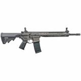 IC SPR, Semi-automatic Rifle, 223 Remington/556NATO, 16"Hammer Forged Spiral Fluted Barrel, Cerakote Finish, Tungsten Gray, LWRCI Adjustable Compact Stock, LWRCI Skirmish Back Up Iron Sights, Ambidextrous, 30 Rounds, 1 Magazine ICR5TG16SPRBT