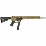 IC NINE, Semi-automatic Rifle, 9MM, 16" Cold Hammer Forged Barrel, Threaded 1/2-28, Adjustable Stock, Flat Dark Earth, 27 Rounds, 1 Magazine ICR9CK16