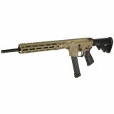 IC NINE, Semi-automatic Rifle, 9MM, 16" Cold Hammer Forged Barrel, Threaded 1/2-28, Adjustable Stock, Flat Dark Earth, 27 Rounds, 1 Magazine ICR9CK16