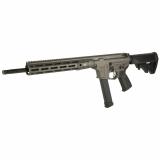 IC NINE, Semi-automatic Rifle, 9MM, 16" Cold Hammer Forged Barrel, Threaded 1/2-28, Adjustable Stock, Tungsten Gray, 27 Rounds, 1 Magazine ICR9TG16