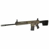 REPR MKII, Semi-automatic Rifle, 308 Winchester/762NATO, 20" Spiral Fluted Barrel, Threaded 5/8x24, LWRC Ultra Muzzle Brake, Patriot Brown, Magpul PRS Stock, 20 Rounds, 1 Magazine REPRMKIIR7PBCF20SC