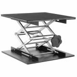 Shooting Rest, Black, Standard Size, Non-Slip Textured Platform, 10x10 Shooting Platform 7837810