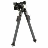CKYE-Pod Gen2, Bipod, Height Adjustable Standared Legs, Tension Adjustment Knob, BTC Mount for ARCA/RRS Dovetail and Picatinny, Spiked Feet, Hard Coat Anodized, Black, Aluminum Construction 106292-BLK
