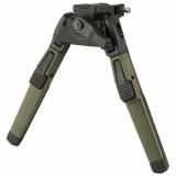ORYX Bipod, Height Adjustable, Adjustable Tilt (Cant) Tension Lever, Sling Swivel Stud Attachment Interface, High Strength Polymer Construction, Matte Finish, Black and Olive Drab Green 106773-ODG