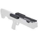 6-Shell, Both Sides, Side Saddle, 12 Gauge, SureShell Saddle with Rail 13", Fits Kel-Tec KSG, Black 93000