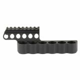 SureShell, 6-Shell Side Saddle with Rail, Fits Betretta 1301/A300 Ultima 12 Gauge, Aluminum, Matte Finish, Black 94270