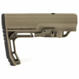 Battlelink Minimalist Stock Military for Mil Spec Size 1.148 Diameter Receiver Extensions Scorched Dark Earth