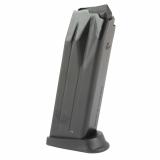 Magazine, 45ACP, 12 Rounds, Fits HK USP45, with Finger Rest, Steel, Black, Red Follower 50248618