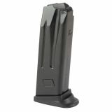 Magazine, 9MM, 10 Rounds, Fits P2000/USP9 Compact, Finger Rest, Blued Finish, Red Follower 50259084