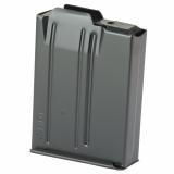Metal AICS Magazine |308 Winchester/6.5 Creedmoor, 10 Rounds, Black, Fits Short Action AICS Pattern, Comes with Binder Plate 102013-BLK