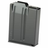 Metal AICS Magazine  |308 Winchester/6.5 Creedmoor, 10 Rounds, Black, Fits Short Action AICS Pattern, Comes Without Binder Plate 102917-BLK