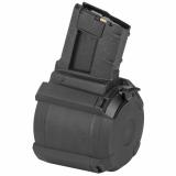 Magazine, PMAG, D-50, 762NATO, 50Rd, Black Finish, DPMS/SR25/LaRue OBR MAG993-BLK