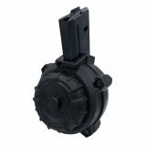 Drum Magazine, 6.8 Remington Special Purpose Cartridge (SPC), Fits AR-15 Pattern Firearms Chambered in 6.8SPC, Steel/Polymer Construction, Black DRM-A108