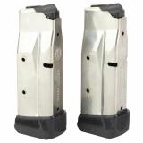 Magazine, 9MM, 12Rd, Black, Fits Ruger MAX-9, 2-Pack 90716