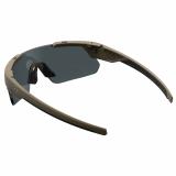 Defiant Eyewear, Flat Dark Earth Frame with Gray Polarized Lens MAG1044-1-245-1100