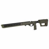 Pro 700 Lite Chassis, Fits Remington 700 Short Action, Matte Finish, Olive Drab Green, Fits Most Short Action AICS Pattern Magazines, Ambidextrous, Billet Aluminum Bedding Block MAG1199-ODG
