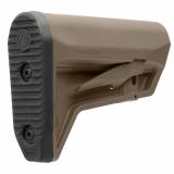 MOE SL-M Carbine Stock, Fits Mil-Spec Buffer Tubes, Matte Finish, Flat Dark Earth MAG1242-FDE