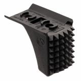 Barricade Stop, Hand Stop, Black, Fits M-LOK, Polymer, Removable Steel Plate Insert MAG1295-BLK
