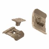 M-LOK Rail Covers Type 2 Half Slot, Fits M-LOK Compatible Systems, Low Profile Design Compatible with Full and Half Size M-LOK Aluminum Handguards, Flat Dark Earth MAG1365-FDE