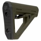 DT Carbine Stock, Fits AR-15 Mil-Spec Buffer Tubes, Matte Finish, Olive Drab Green MAG1377-ODG