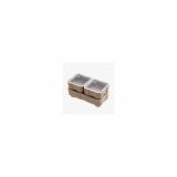 DAKA Bins, 2X2 and 2X4 Set, Compatible with DAKA GRID Organizer Panels, 2X2 Measures 3.2"x 3.2"x 1.3" and 2X4 Measures 3.2"x 6.9"x 1.3" Internal, Matte Finish, Flat Dark Earth, (1) 2X4 Bin and (2) 2X2 Bins Included MAG1389-FDE