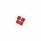 DAKA Bins, 2X2 and 2X4 Set, Compatible with DAKA GRID Organizer Panels, 2X2 Measures 3.2"x 3.2"x 1.3" and 2X4 Measures 3.2"x 6.9"x 1.3" Internal, Matte Finish, Red, (1) 2X4 Bin and (2) 2X2 Bins Included MAG1389-RED