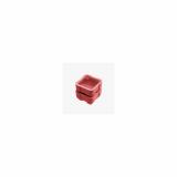 DAKA Bins, 2X2, Compatible with DAKA GRID Organizer Panels, Matte Finish, Red, 3.2"x 3.2"x 1.3" Internal, (2) 2X2 Bins Included MAG1390-RED