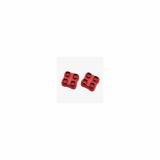 DAKA Bins, 2X2, Compatible with DAKA GRID Organizer Panels, Matte Finish, Red, 3.2"x 3.2"x 1.3" Internal, (2) 2X2 Bins Included MAG1390-RED