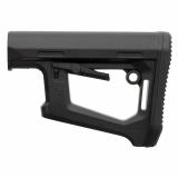 DT-PR Carbine Stock, Fits AR-15 with Mil-Spec Buffer Tube, Matte Finish, Black MAG1447BLK