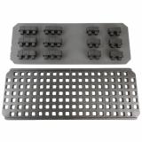 DAKA GRID Organizer, Fits Plano All Weather 2 52", Matte Finish, Black, Includes (6) Tripple Blocks, (6) Double Blocks and Replacement Base Foam MAG1460-BLK