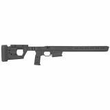 PRO 700 Fixed Stock, Fits Remington 700 Short Action, Billet Aluminum Construction Clad in Magpul Polymer, Ambidextrous, Fits Most AICS Pattern Magazines, Black Finish MAG997-BLK