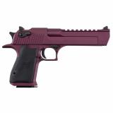 Desert Eagle, MK19, Single Action, Semi-automatic, Metal Frame Pistol, Full Size, 44 Magnum, 6" Barrel, Steel, Cerakote Finish, Black Cherry, Hogue Grips, Ambidextrous Thumb Safety, 8 Rounds, 1 Magazine, Ambidextrous DE44BKC