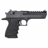 Desert Eagle, L5, Semi-automatic Pistol, 50 Action Express, 5" Barrel, Aluminum Frame, Carbon Steel Slide and Barrel, Black Finish, Hogue Soft Rubber Grips w/Finger Grooves, 7Rd, 1 Magazine, 50oz, w/Integral Muzzle Brake DE50L5IMB