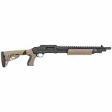 500, TALO, Pump, 12 Gauge 3", 18.5", Flat Dark Earth, Collapsible Stock, 6 Round, Bead Sight 50424