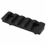Polymer M-LOK Rail, Fits M-LOK Handguards, 5 Slot, Polymer Construction, Matte Finish, Black, Hardware Included MI-5PMR