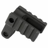Alpha Light Mount, Fits Barrels with Diameter .580 - .700, 2.1" 1913 Rail on Each Side, Black MI-AK-01