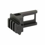 AK Picatinny Adapter, Converts AK Trunion to Picatinny, Anodized Finish, Black MI-AK-PEPA