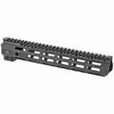 Combat Rail, Handguard, 11.5 " Length, MLOK, Black Anodized Finish, Includes 5-Slot Polymer Rail Section, Barrel Nut and Wrench MI-CRM11.5