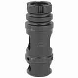 AK .30 Cal Two Chamber Muzzle Brake, Black Phosphate Finish, M14 x 1.0 LH, .30 Caliber, For AK MI-MB6