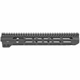 Slim Line Handguard, 12.625" Length, MLOK, Aluminum, Black Anodized Finish, Fits AR Rifles, Includes 5-Slot Polymer Rail MI-SLH12.625