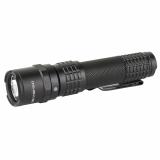 USB-320, Rechargeable EDC Flashlight, 320 Lumens, 3,100 Candela, Black, 1.5 Hours of Runtime, IP-X7 Waterproof USB-320