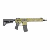 Gen 4, Semi-automatic, SBR, 223 Remington, 556NATO, 10.5", Bazooka Green, Magpul MOE-K2, 30 Rounds, MLOK, 7075 Aluminum, Collapsible Stock, Dead Air Flash Hider 02000727-BG