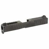 DM Slide, DLC Finish, Black, Direct Mount Optics Ready, For Glock 19 Gen 3, Includes Noveske End Plate, Cover Plate w/Rear Sight, Front Sight 03002514
