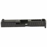 DM Slide, DLC Finish, Black, Direct Mount Optics Ready, For Glock 19 Gen 5, Includes Noveske End Plate, Cover Plate w/Rear Sight, Front Sight 03002520
