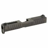 DM Slide, DLC Finish, Black, Direct Mount Optics Ready, For Glock 19 Gen 5, Includes Noveske End Plate, Cover Plate w/Rear Sight, Front Sight 03002520
