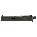 DM Slide, Noveske Barrel Threaded 1/2x28, DLC Finish, Black, Direct Mount Optics Ready, For Glock 19 Gen 3, Includes Noveske End Plate, Cover Plate w/Rear Sight, Front Sight 03002697